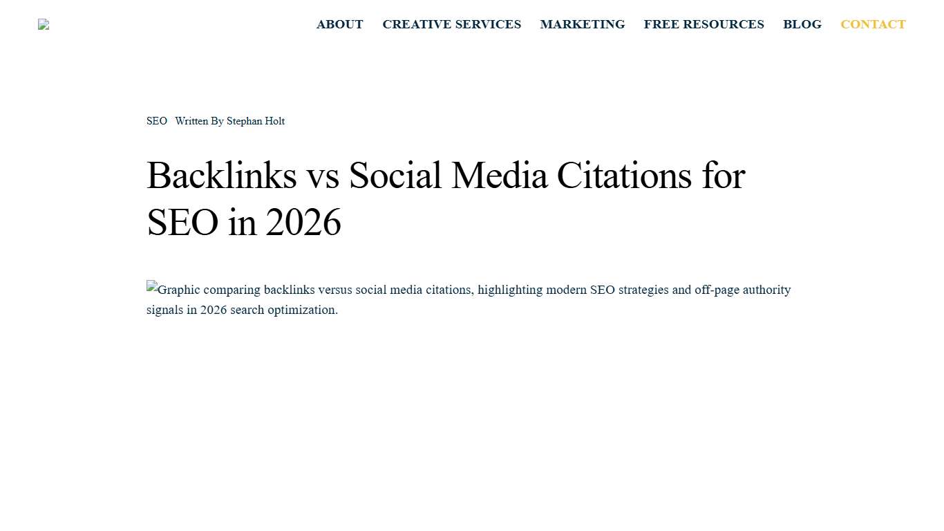Backlinks vs Social Media Citations for SEO in 2026 — THE DIGITAL CREW